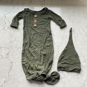 Caden Lane Gown & Hat set